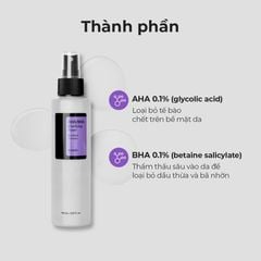 Nước Hoa Hồng Giảm Mụn, Tẩy Tế Bào Chết Hóa Học Cosrx AHA/BHA Clarifying Treatment Toner