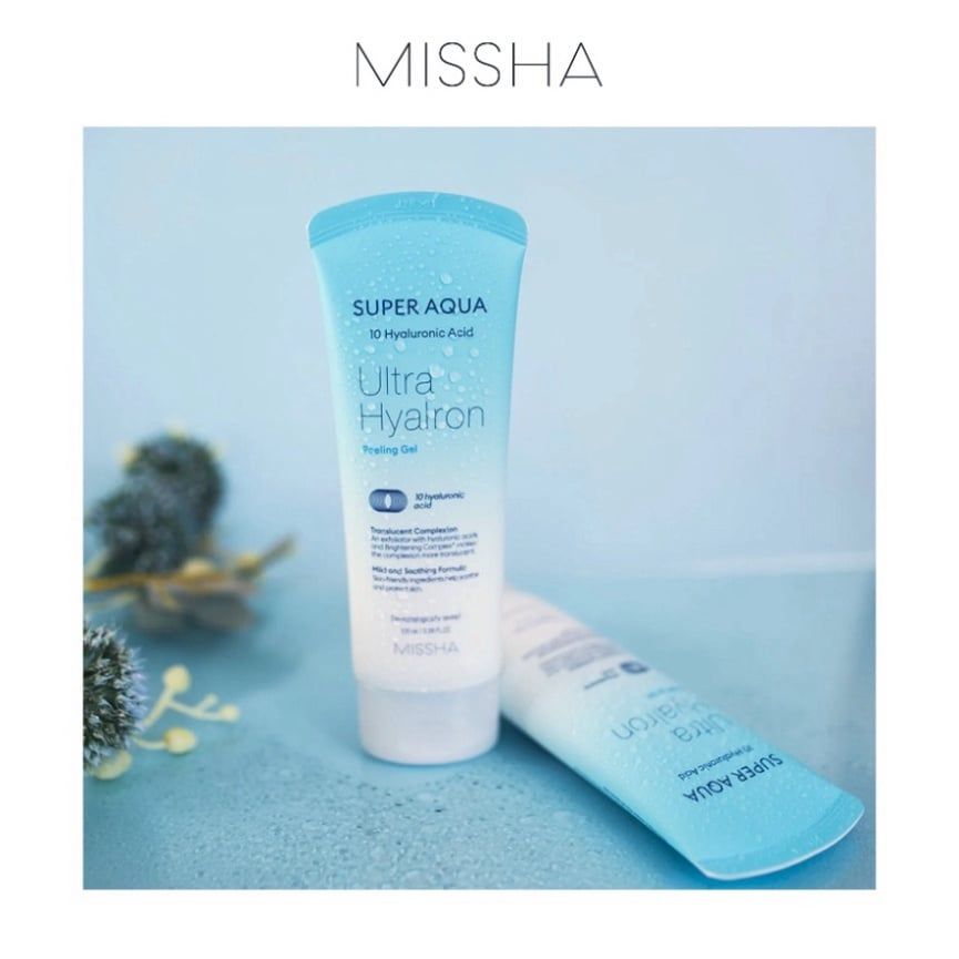 Gel Tẩy Tế Bào Chết MISSHA Super Aqua Ultra Hyalron Peeling Gel 100ml