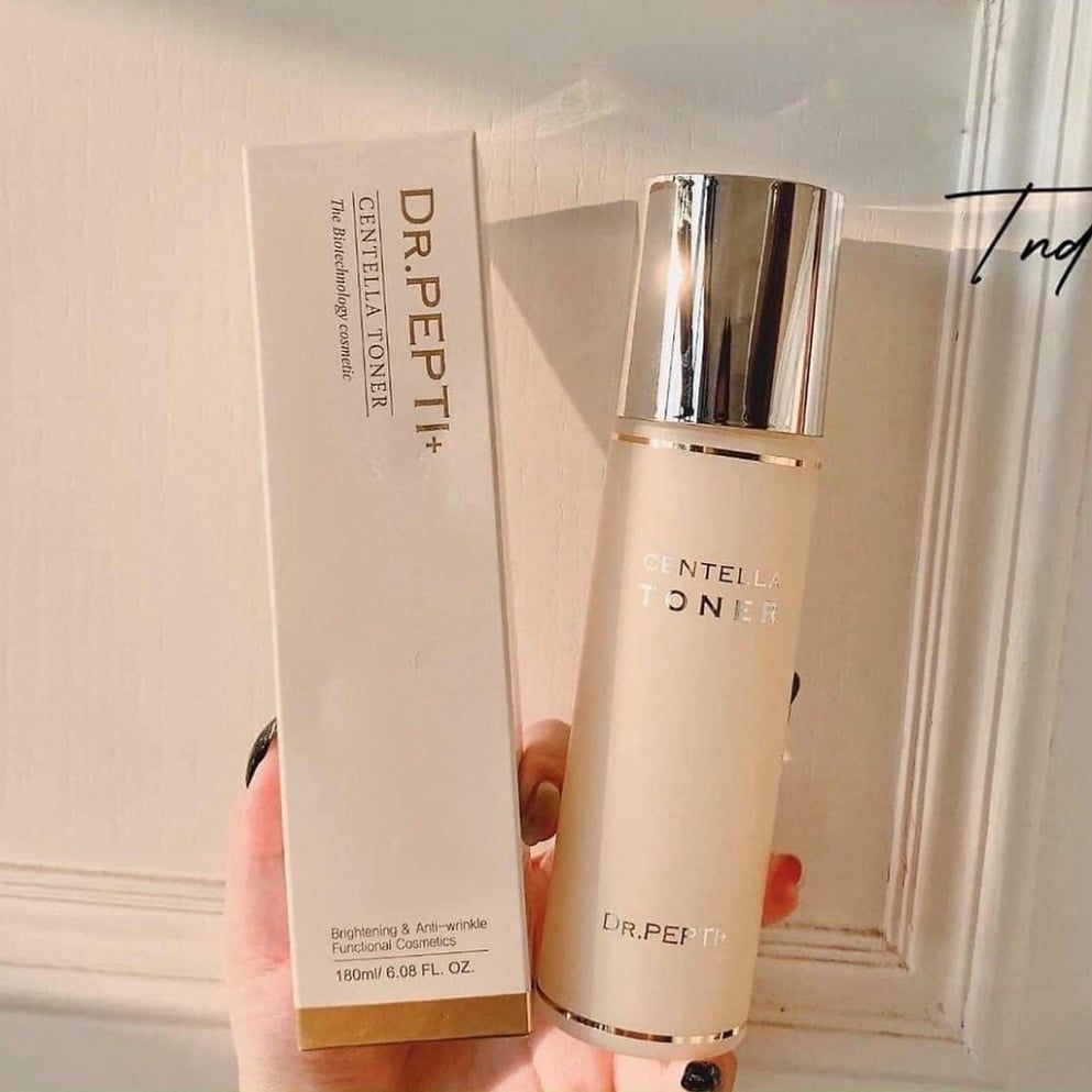 Nước Hoa Hồng Dưỡng Da Căng Bóng Dr.Pepti+ Centella Toner 180ml