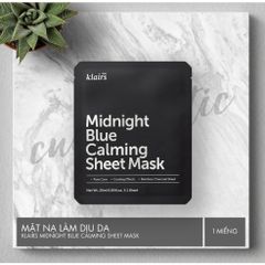 Mặt Nạ Dịu Mát Da Dear Klairs Midnight Blue Calming Sheet Mask 25ml
