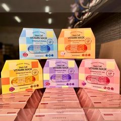 [ Mẫu Mới ] Mặt Nạ Banobagi Stem Cell Vitamin Mask Whitening