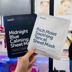 Mặt Nạ Dịu Mát Da Dear Klairs Midnight Blue Calming Sheet Mask 25ml