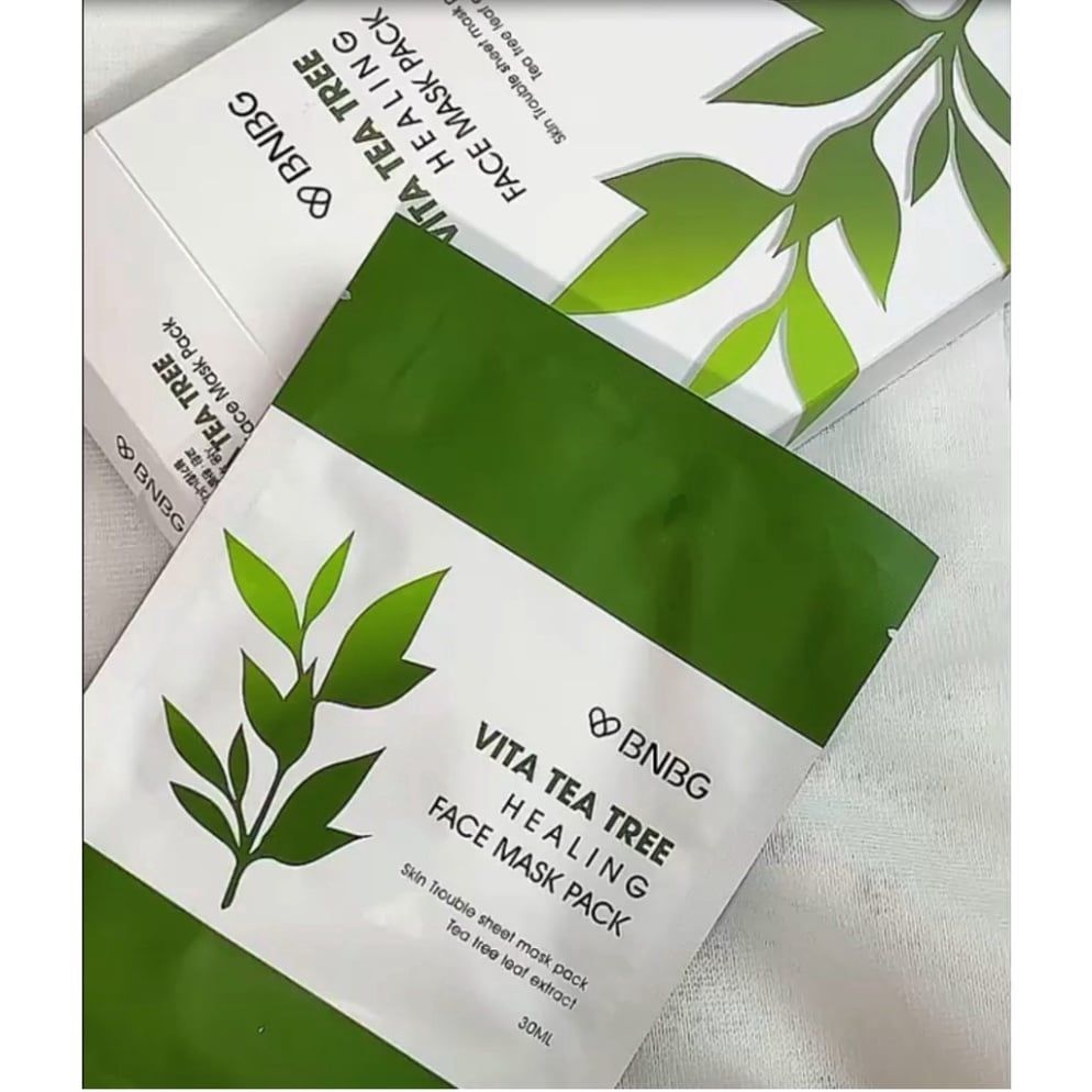 Mặt Nạ Tràm Trà Thải Độc Da Giảm Mụn BNBG Vita Tea Tree Healing Face Mask Pack 30ml