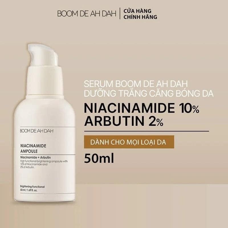 Tinh Chất Dưỡng Trắng Giảm Mụn Boom De Ah Dah Niacinamide Ampoule