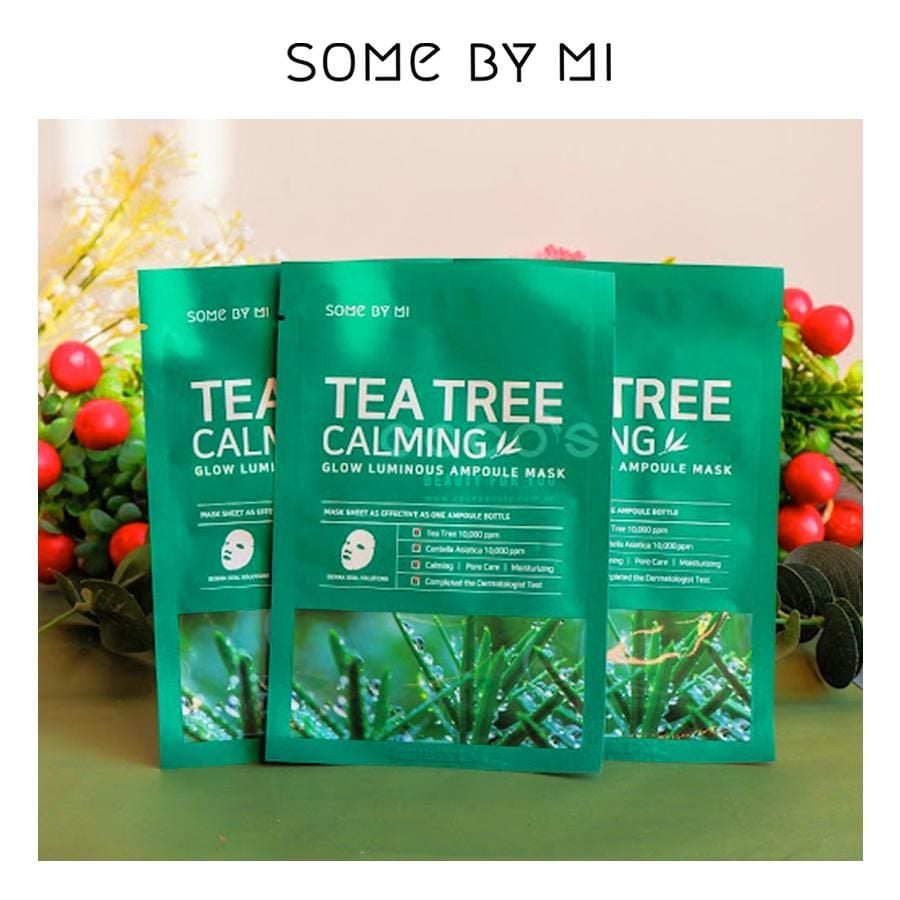 Mặt Nạ Chiết Xuất Tràm Trà Làm Dịu Da, Giảm Mụn Some By Mi Tea Tree Calming Sheet Mask 25g