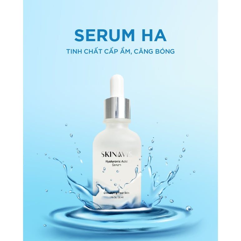 Serum Hyaluronic acid – Serum HA cấp ẩm giảm căng rát da