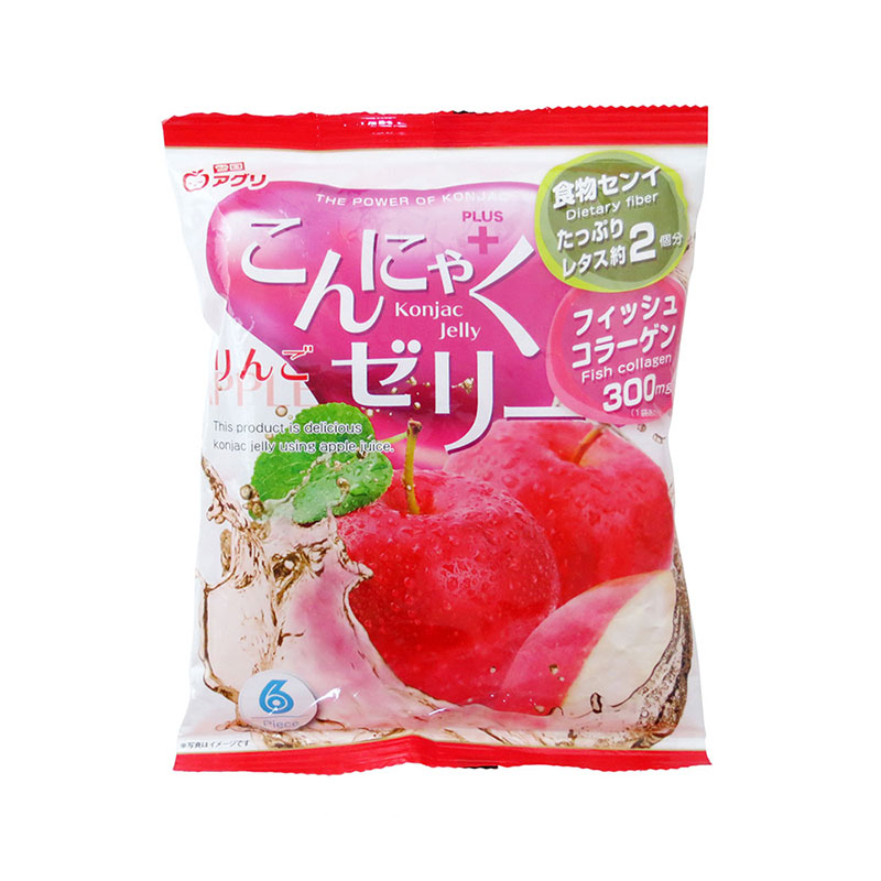 Thạch trái cây Konjac Jelly Aguri vị Táo – Shinsen Mart