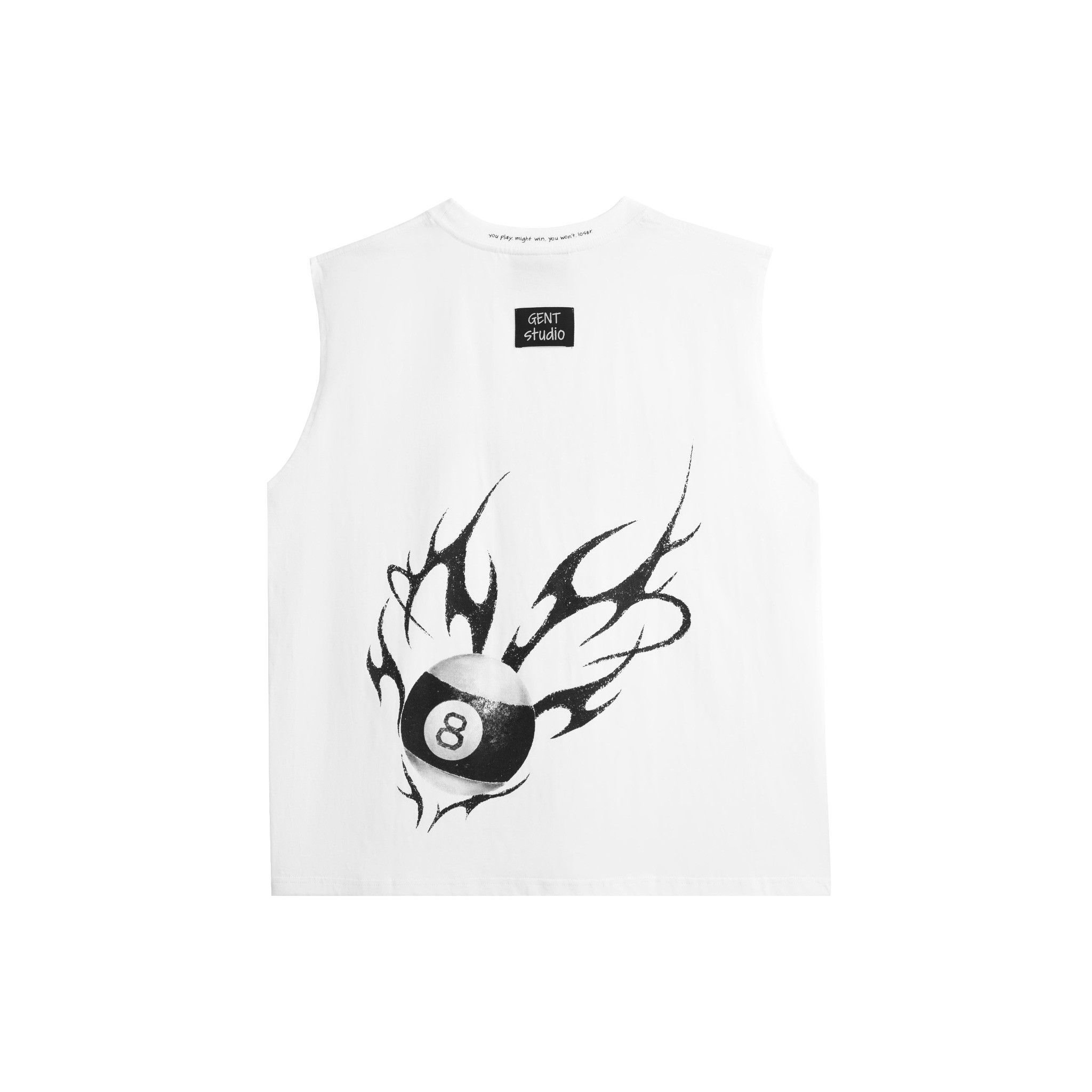 Áo thun ba lỗ Tanktop EXODUS GenT Unisex Tee hình bi-da số 2 form rộng, cho nam nữ in chữ.