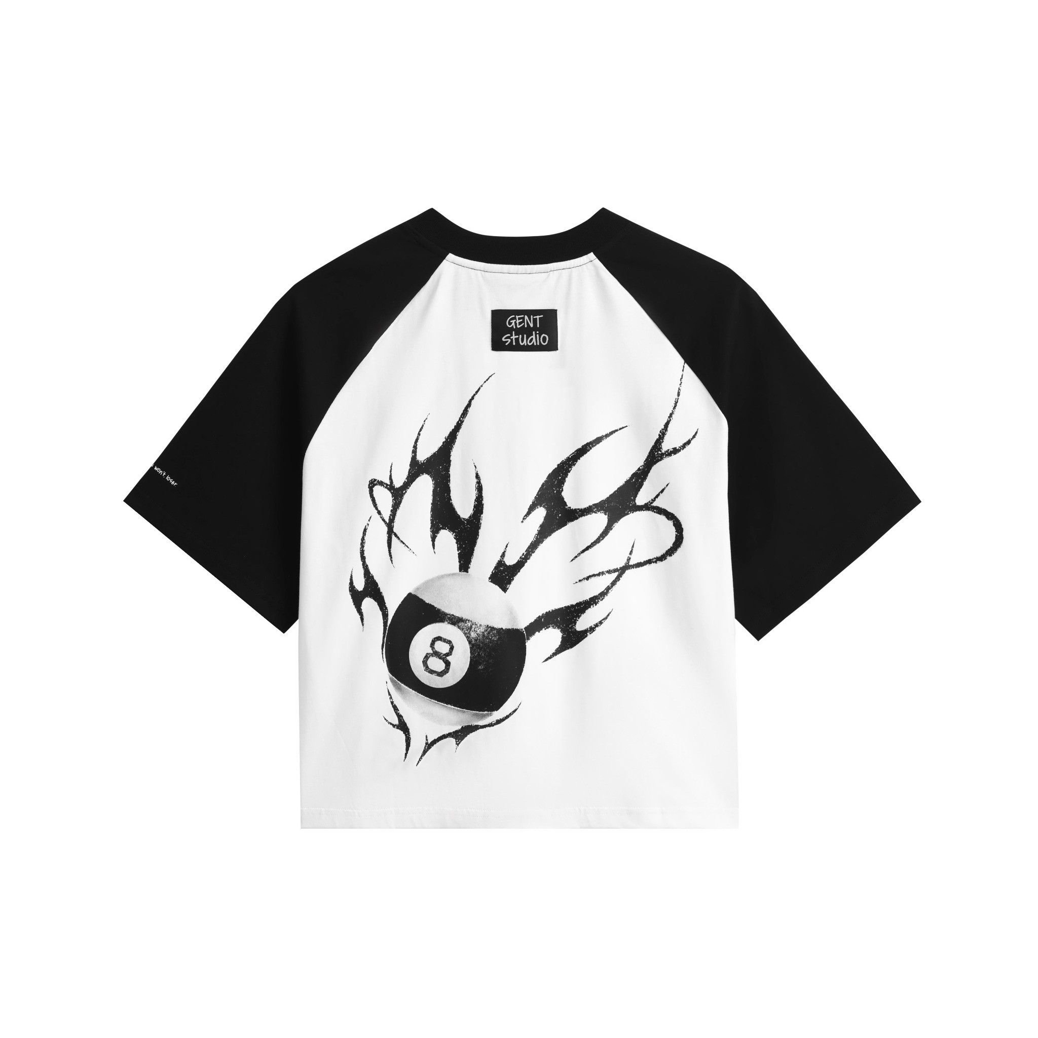 Áo thun Bi-da EXODUS GenT Unisex Tee Raglan hình bi-da số 2 form rộng, cho nam nữ in chữ nổi