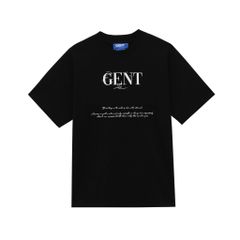 Áo thun Signature Tee GenT Unisex nam nữ, tay lỡ, cổ tròn, 100% cotton màu trắng, đen áo in hình chữ.