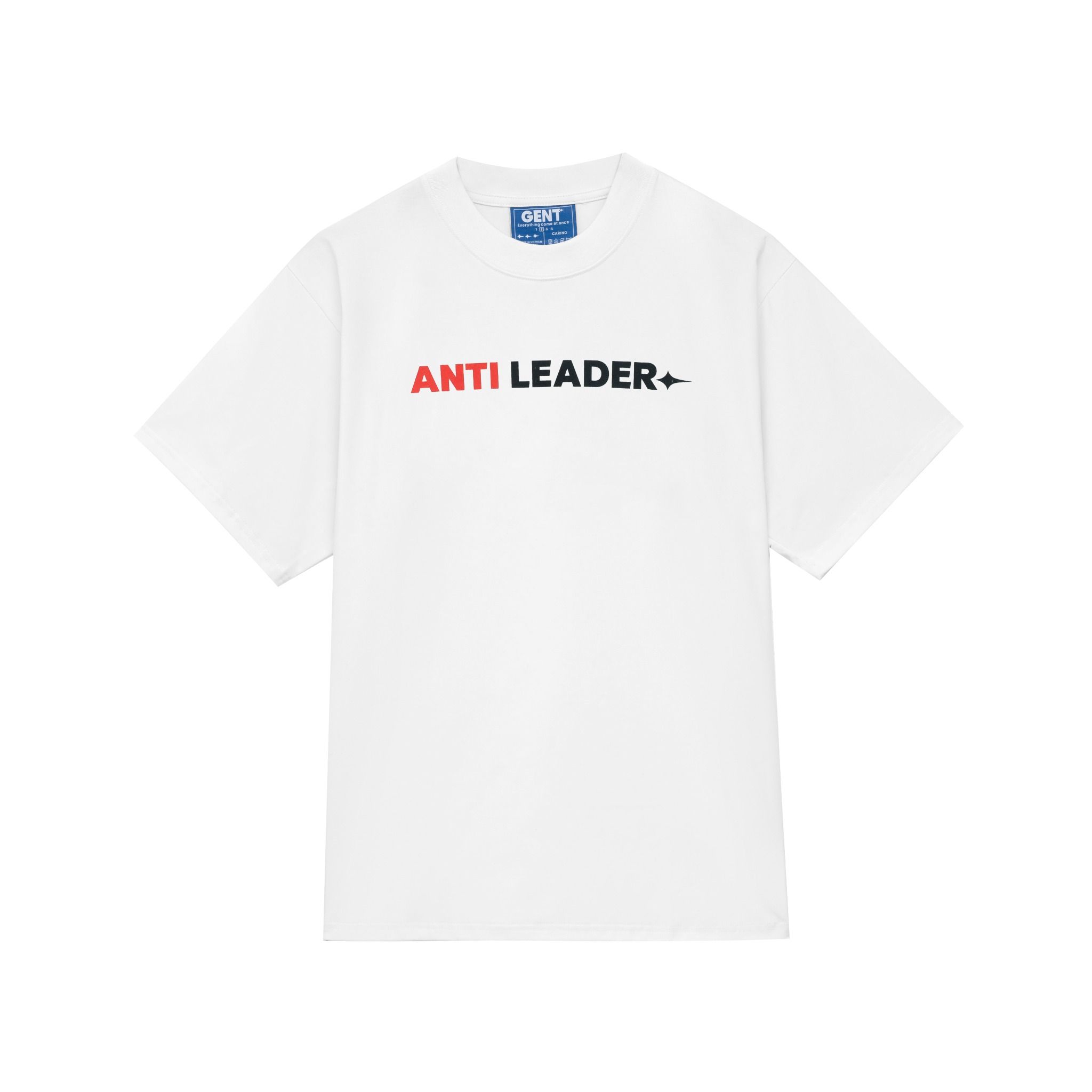 Áo thun trắng, đen Anti Leader Tee Unisex nam nữ, 100% cotton, in chữ đơn giản, mang lại cảm giác dễ chịu.