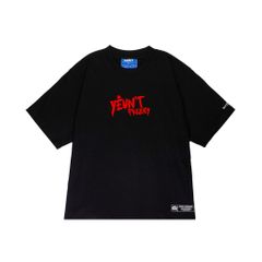 áo thun YÊUN’T FREAKY | 9GENE X GENT STUDIO form boxy rộng, tay lỡ, cổ tròn, vải cotton unisex nam nữ in nổi