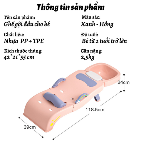  Ghế gội đầu cho bé cỡ đại 