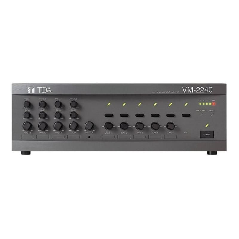  Tăng âm liền Mixer 5 vùng loa công suất 120W TOA VM-2120 