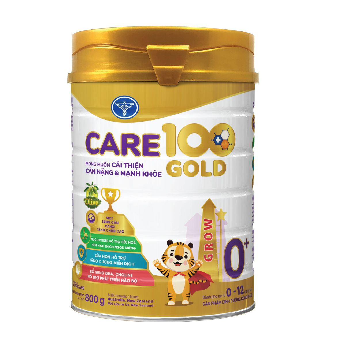  SỮA BỘT CARE 100 GOLD GROW 0+ 