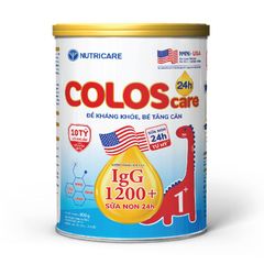 Sữa Bột Nutricare Coloscare 24h 1+ Bổ Sung Sữa Non Tăng Cường Đề Kháng Cho Bé 800g