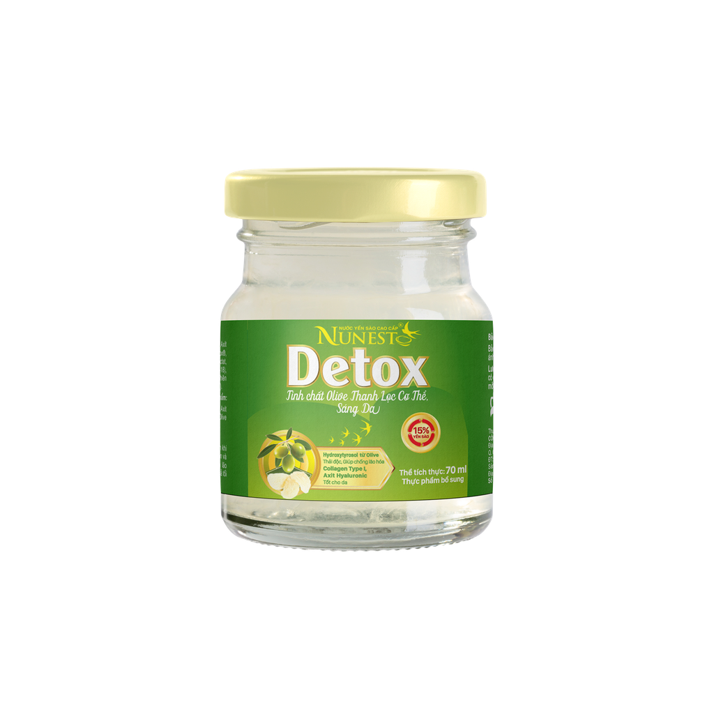 Nước Yến Sào Cao Cấp Nunest Detox Thải Độc Cơ Thể, Duy Trì Làn Da Trẻ Trung