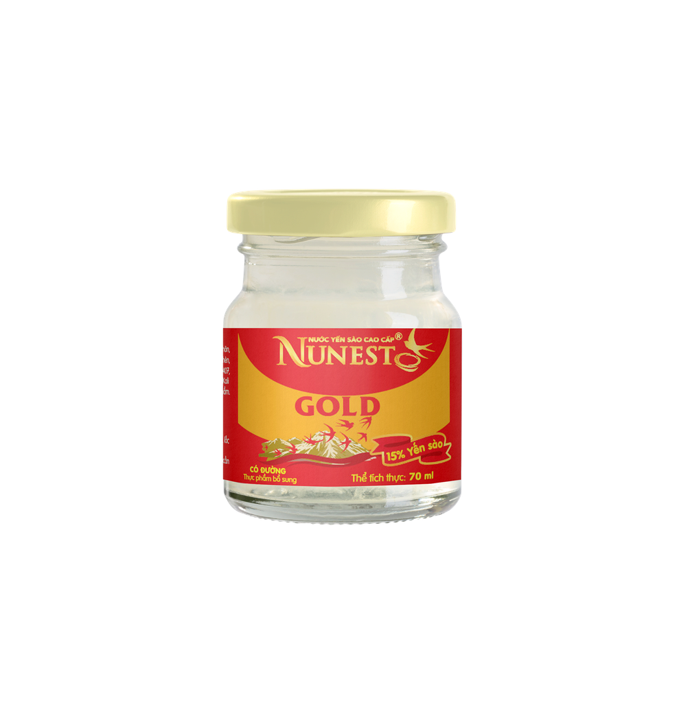Nước Yến Sào Cao Cấp Nunest Gold Bổ Sung Dinh Dưỡng Cho Người Suy Nhược Cơ Thể, Kém Ăn
