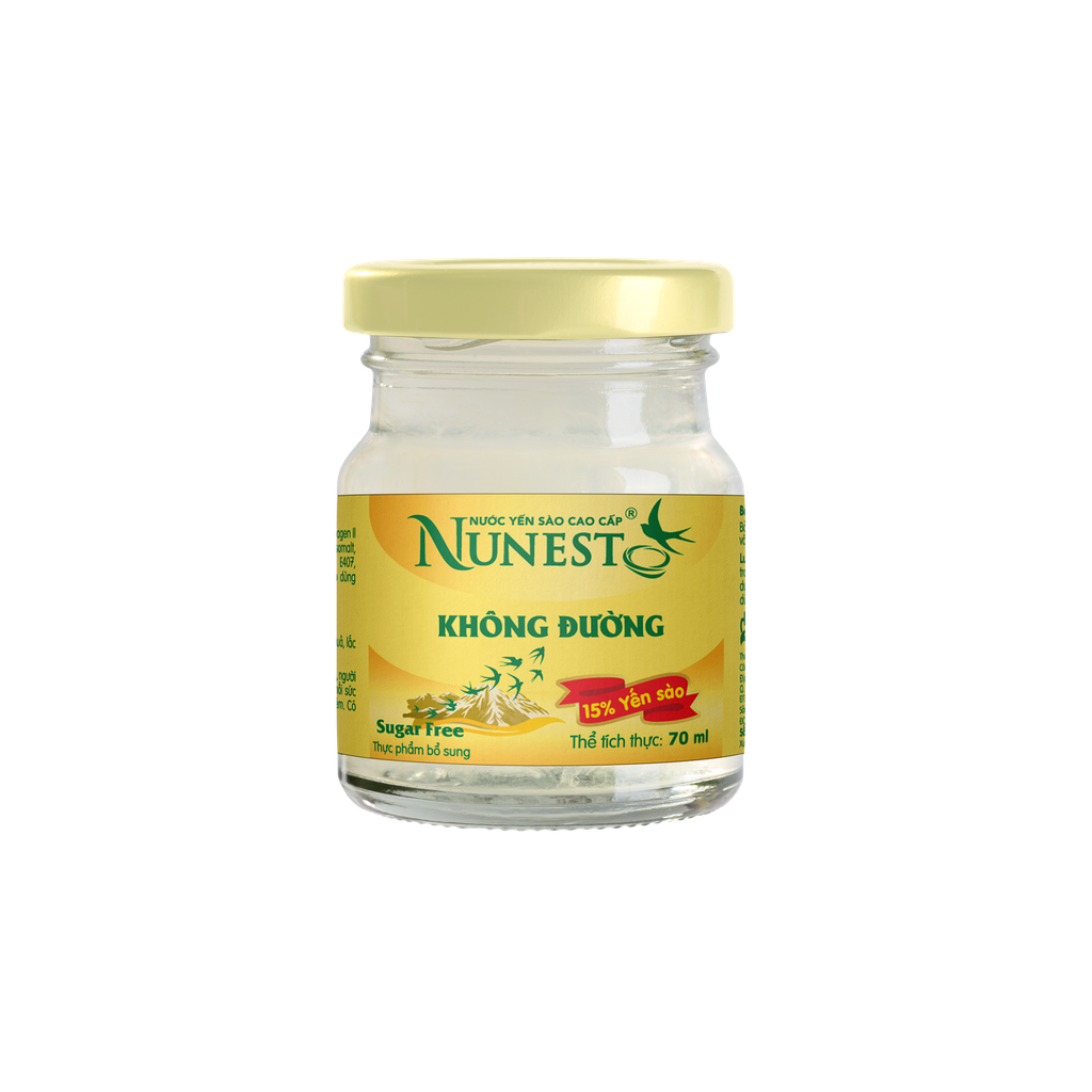 Nước Yến Sào Cao Cấp Nunest Không Đường Tốt Cho Người Bị Tiểu Đường