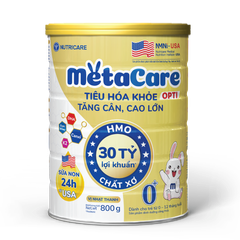 Sữa Bột Nutricare Metacare Opti 0+ Hỗ Trợ Tiêu Hóa, Phát Triển Toàn Diện Cho Bé