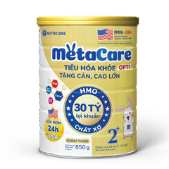 Sữa Bột Nutricare Metacare Opti 2+ Hỗ Trợ Tiêu Hóa, Phát Triển Toàn Diện Cho Bé 850g