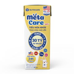 Sữa Bột Pha Sẵn Nutricare Metacare Opti Hỗ Trợ Tiêu Hóa, Phát Triển Toàn Diện Cho Bé (Thùng 48 Hộp)