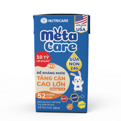 Sữa Bột Pha Sẵn Nutricare Metacare Eco Dinh Dưỡng Cho Bé Phát Triển Toàn Diện (Thùng 48 Hộp)