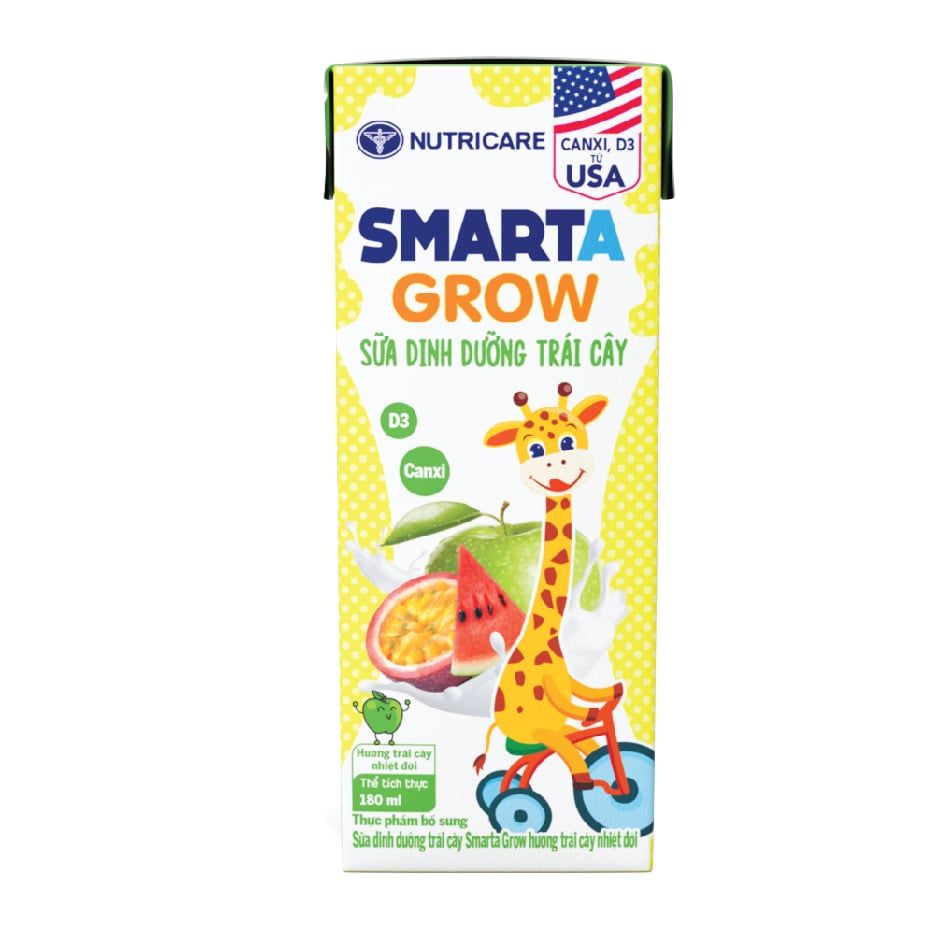  Sữa Trái Cây SMARTA GROW Hương Trái Cây Nhiệt Đới 