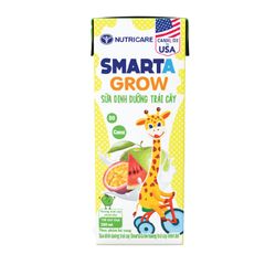 Sữa Trái Cây Nutricare Smarta Grow Trái Cây Nhiệt Đới (Thùng 48 hộp)