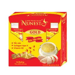Nước Yến Sào Cao Cấp Nunest Gold Bổ Sung Dinh Dưỡng Cho Người Suy Nhược Cơ Thể, Kém Ăn