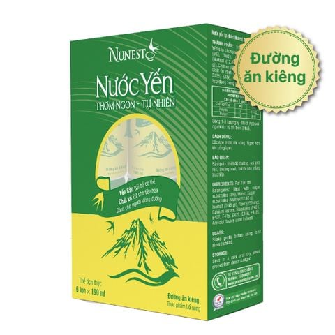 Nước Yến Lon Nunest Dành Cho Người Kiêng Đường