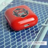  Dán skin Airpod | Gloss Hot Red X Kingkong 