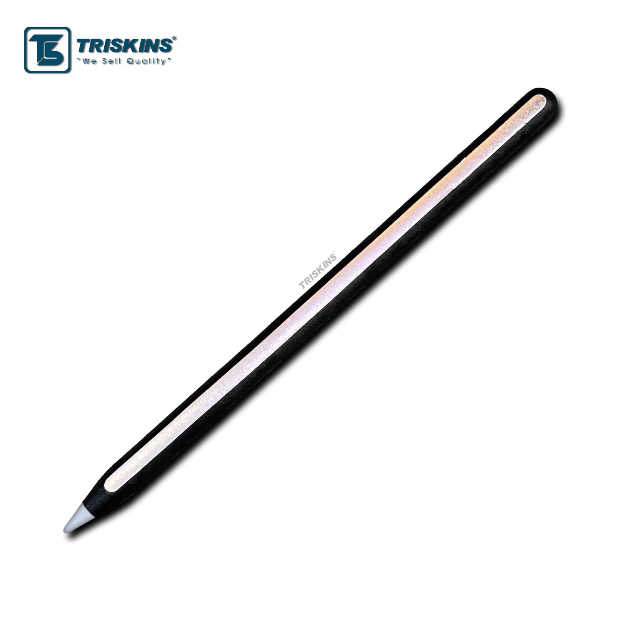  Dán skin Apple Pencil | Black Forged Carbon 