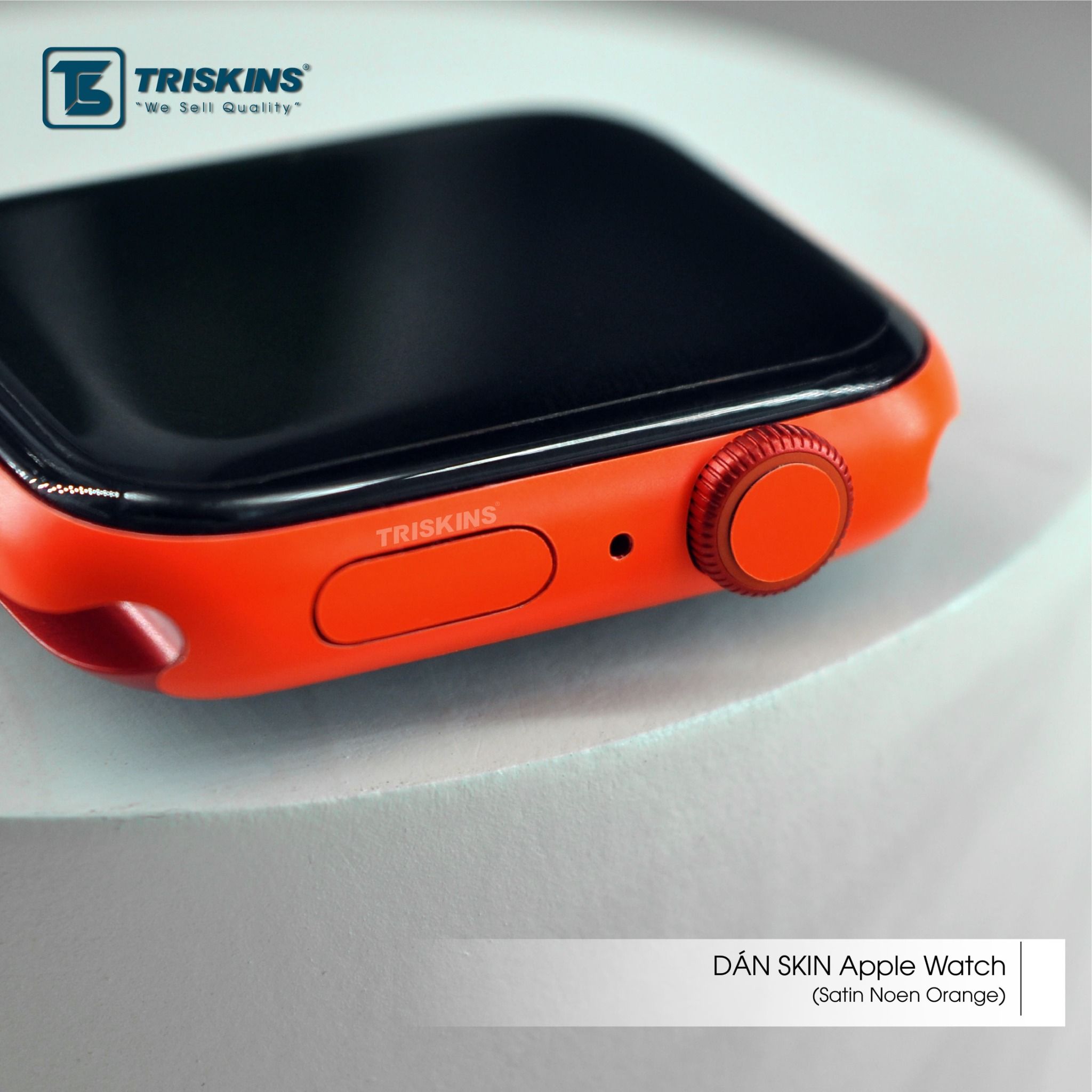  Skin 3M Apple Watch | Satin Orange Neon 