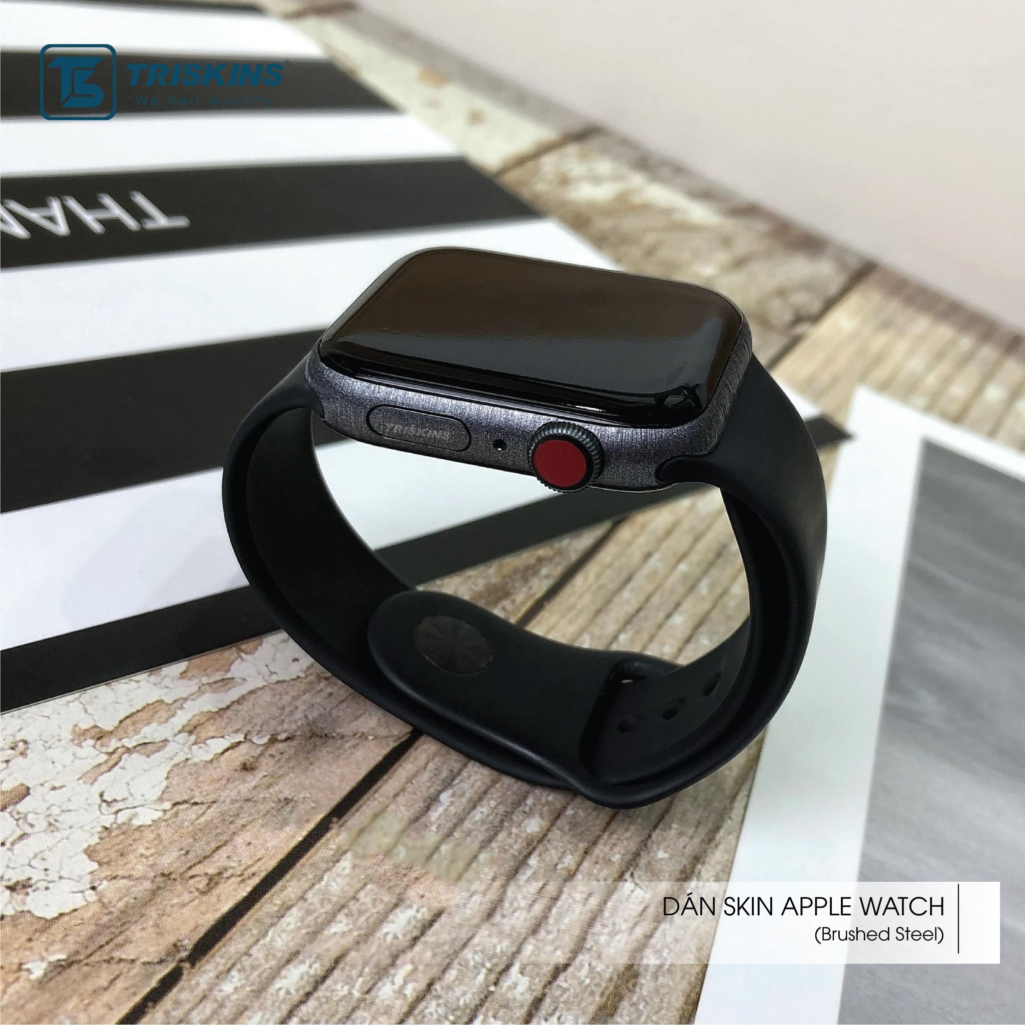  Skin 3M Apple Watch | Brushed Steel 