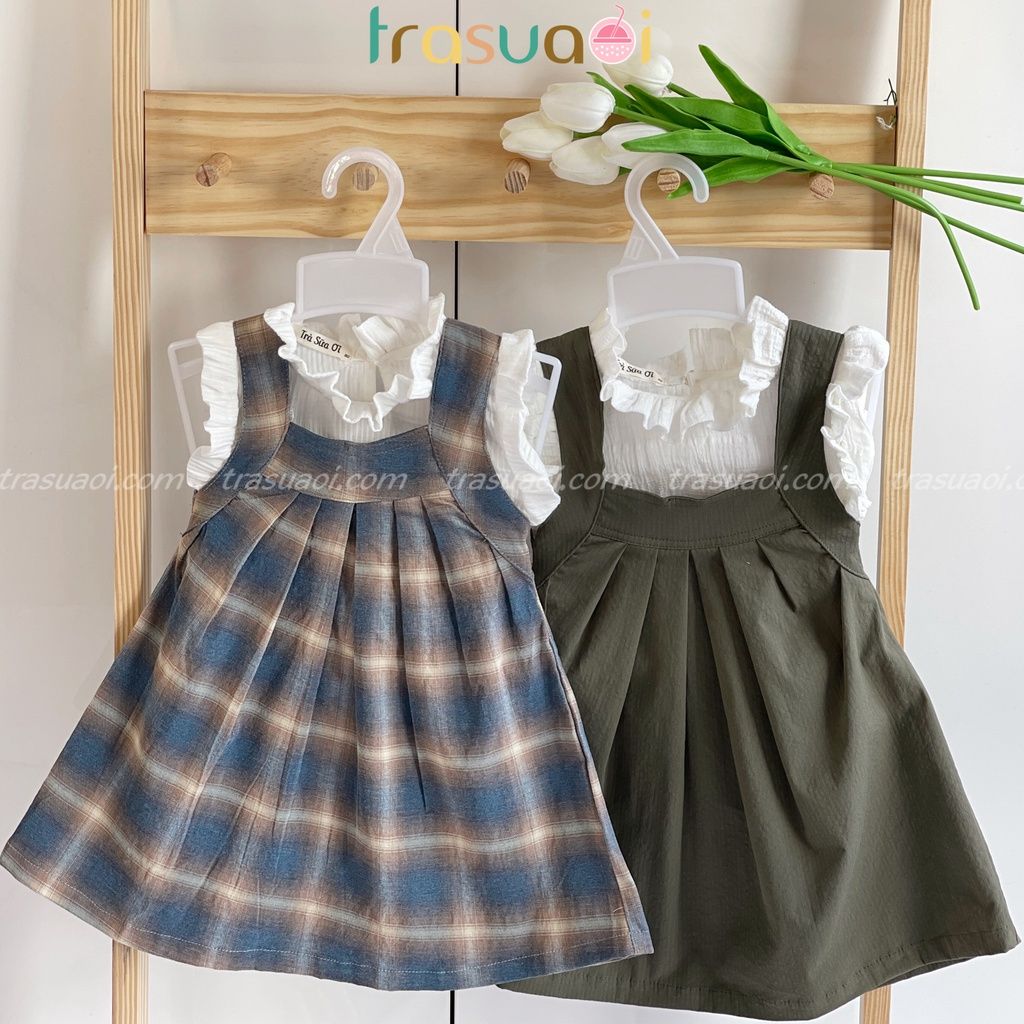 Đầm yếm cho bé gái 6 tháng đến 12 tuổi  DoChoBeYeucom