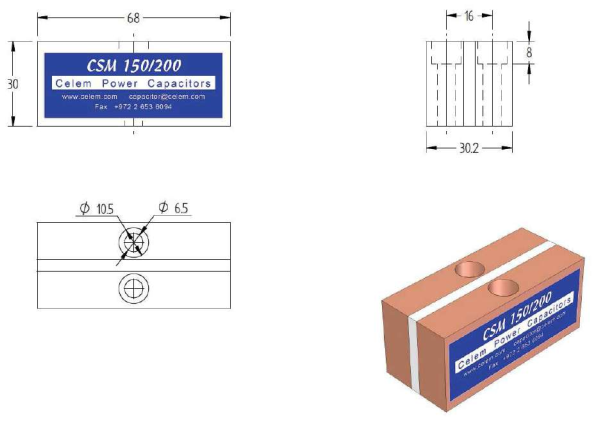  Tụ điện Celem CSM 150/200 