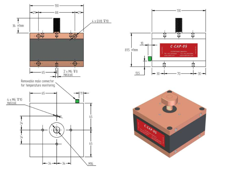  C-CAP 05 Water-cooled capacitor 