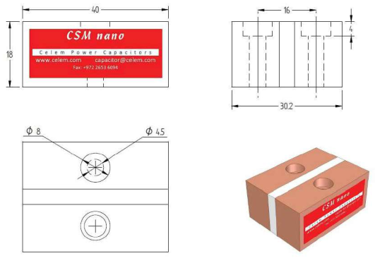  CSM nano Conduction-cooled capacitor 