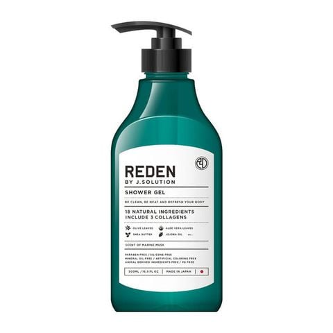  Combo Gel tắm + Refil túi gel tắm collagen cho nam với thành phần thiên nhiên cao cấp Nhật Bản REDEN by J.Solution 