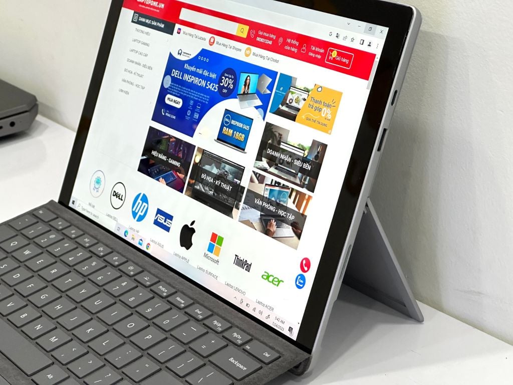 Surface Pro 7 Intel Core i5-1035G4 RAM 8GB SSD 256GB