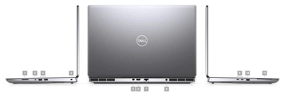 Dell Precision 7750 - Intel Core i7 10850H | RTX 5000 | 32GB | 1TB NVMe 15.6 Inch 4K