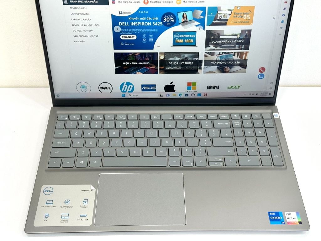 Dell Inspiron 15 5510 i5-11300H Ram 16Gb SSD 512Gb 15.6″ FHD