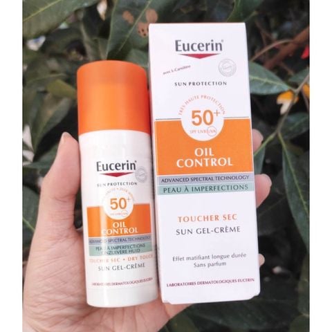 Kem chống nắng kiểm soát dầu Eucerin Sun Gel-Creme Oil Control Dry Touch SPF 50+