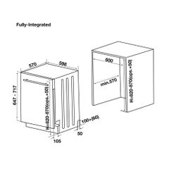 Máy rửa bát âm Hafele HDW-FI60D 533.23.320