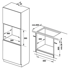 Lò nướng âm tủ HAFELE HO-2K65A 538.61.431