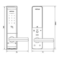 KHÓA ĐIỆN TỬ HAFELE EL8000