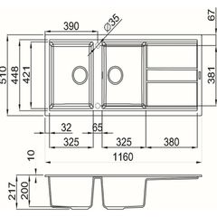 Chậu đã Malloca Tortora K- 50043