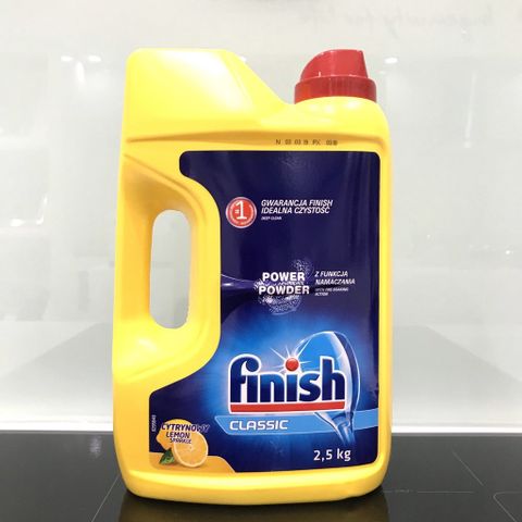 Bột rửa bát Finish Classic 2.5kg (Hương chanh)