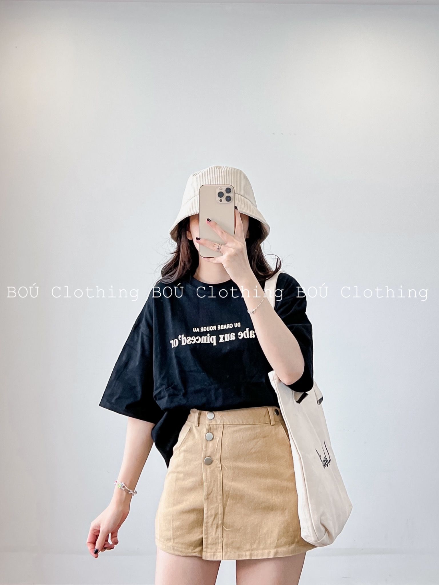 Quần Giả Váy 2 Lớp Màu Đen SizeL